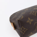 LOUIS VUITTON Monogram Pochette Cosmetic PM Pouch M43998 LV Auth 143407-16