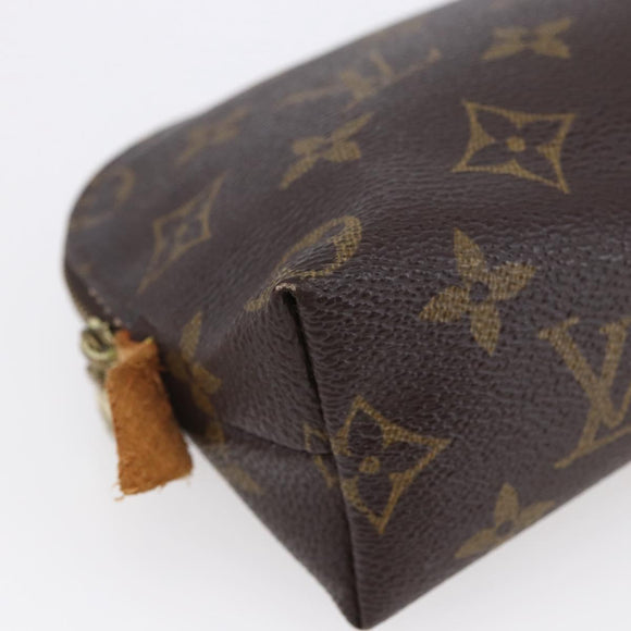 LOUIS VUITTON Monogram Pochette Cosmetic PM Pouch M43998 LV Auth 143407