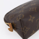 LOUIS VUITTON Monogram Pochette Cosmetic PM Pouch M43998 LV Auth 143408-16