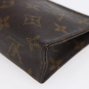 LOUIS VUITTON Monogram Poche Toilette 15 Pouch M47546 LV Auth 143411-15