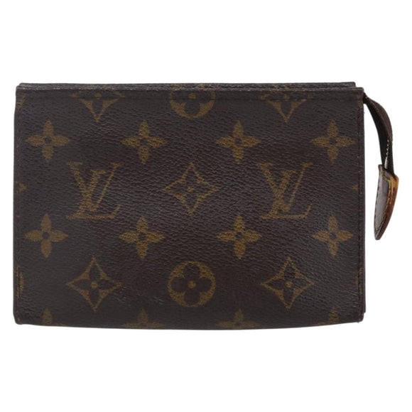 LOUIS VUITTON Monogram Poche Toilette 15 Pouch M47546 LV Auth 143411