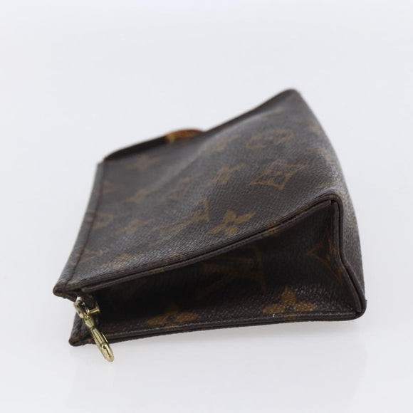 LOUIS VUITTON Monogram Poche Toilette 15 Pouch M47546 LV Auth 143411