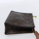 LOUIS VUITTON Monogram Poche Toilette 15 Pouch M47546 LV Auth 143411-4