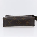 LOUIS VUITTON Monogram Poche Toilette 15 Pouch M47546 LV Auth 143411-6