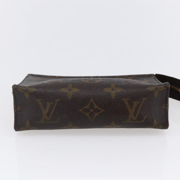 LOUIS VUITTON Monogram Poche Toilette 15 Pouch M47546 LV Auth 143411