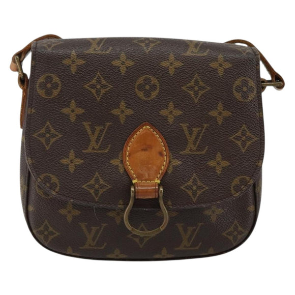 LOUIS VUITTON Monogram Saint Cloud MM Shoulder Bag M51243 LV Auth 143451
