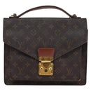 LOUIS VUITTON Monogram Monceau 28 Hand Bag M51185 LV Auth 143458-13