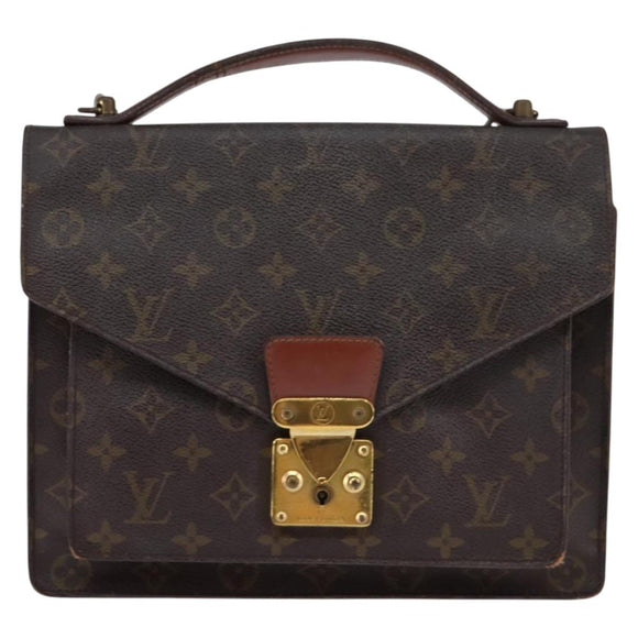 LOUIS VUITTON Monogram Monceau 28 Hand Bag M51185 LV Auth 143458