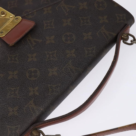 LOUIS VUITTON Monogram Monceau 28 Hand Bag M51185 LV Auth 143458