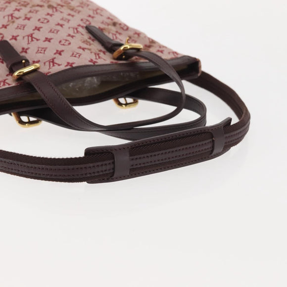 LOUIS VUITTON Monogram Mini Françoise Bag 2way Red Cherry M92210 LV Auth 143461