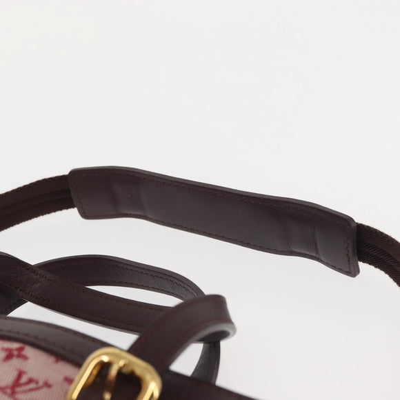 LOUIS VUITTON Monogram Mini Françoise Bag 2way Red Cherry M92210 LV Auth 143461