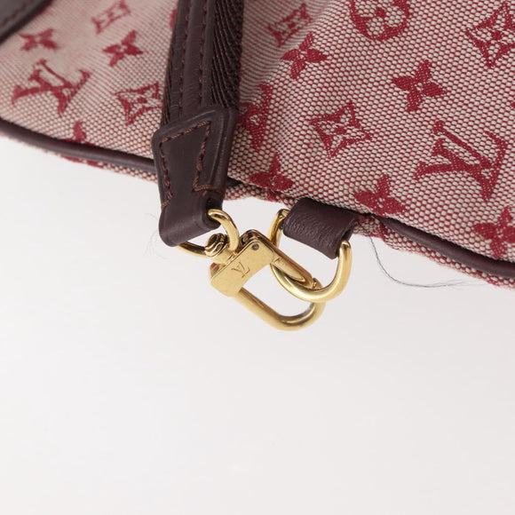 LOUIS VUITTON Monogram Mini Françoise Bag 2way Red Cherry M92210 LV Auth 143461