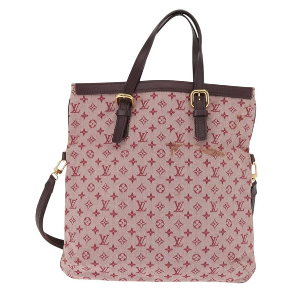 LOUIS VUITTON Monogram Mini Françoise Bag 2way Red Cherry M92210 LV Auth 143461