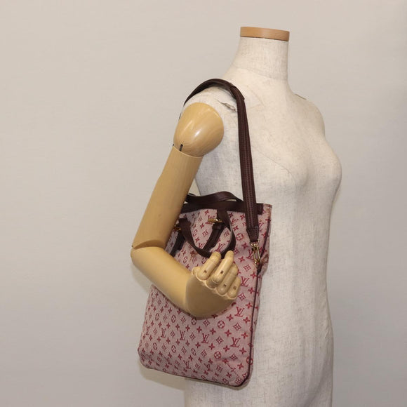 LOUIS VUITTON Monogram Mini Françoise Bag 2way Red Cherry M92210 LV Auth 143461