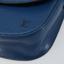 LOUIS VUITTON Epi Saint Cloud GM Shoulder Bag Toledo Blue M52195 LV Auth 143462-14