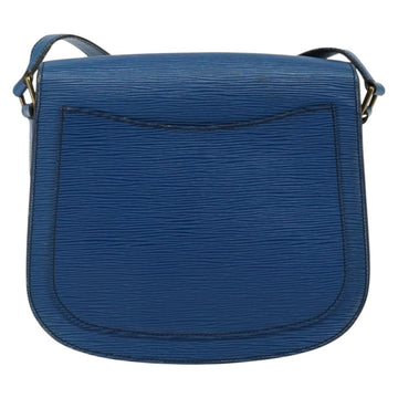 LOUIS VUITTON Epi Saint Cloud GM Shoulder Bag Toledo Blue M52195 LV Auth 143462 - 0
