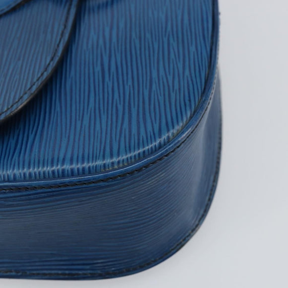 LOUIS VUITTON Epi Saint Cloud GM Shoulder Bag Toledo Blue M52195 LV Auth 143463