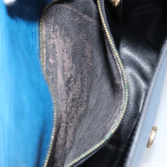 LOUIS VUITTON Epi Saint Cloud GM Shoulder Bag Toledo Blue M52195 LV Auth 143463