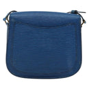 LOUIS VUITTON Epi Saint Cloud GM Shoulder Bag Toledo Blue M52195 LV Auth 143463-3