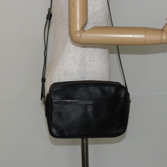 LOUIS VUITTON Epi Trocadero 23 Shoulder Bag Black M52302 LV Auth 143464