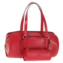 LOUIS VUITTON Epi Soufflot Hand Bag Red M52227 LV Auth 143466V-1