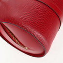 LOUIS VUITTON Epi Soufflot Hand Bag Red M52227 LV Auth 143466V-15