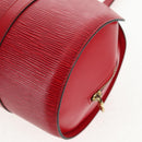 LOUIS VUITTON Epi Soufflot Hand Bag Red M52227 LV Auth 143466V-16