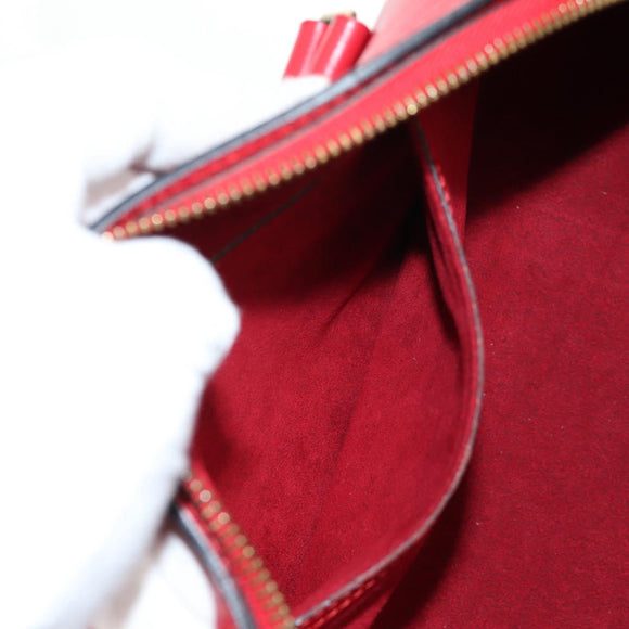 LOUIS VUITTON Epi Soufflot Hand Bag Red M52227 LV Auth 143466V
