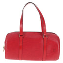 LOUIS VUITTON Epi Soufflot Hand Bag Red M52227 LV Auth 143466V-13