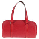 LOUIS VUITTON Epi Soufflot Hand Bag Red M52227 LV Auth 143466V-2