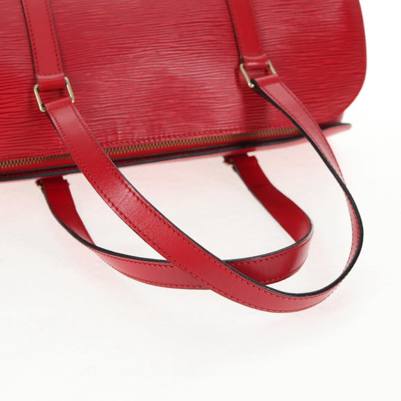LOUIS VUITTON Epi Soufflot Hand Bag Red M52227 LV Auth 143466V
