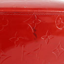 LOUIS VUITTON Monogram Vernis Reade PM Hand Bag Red Rouge M91088 LV Auth 143468-6