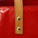 LOUIS VUITTON Monogram Vernis Reade PM Hand Bag Red Rouge M91088 LV Auth 143468-17