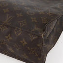 LOUIS VUITTON Monogram Sac Plat Hand Bag M51140 LV Auth 143478-9