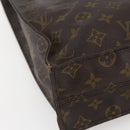 LOUIS VUITTON Monogram Sac Plat Hand Bag M51140 LV Auth 143478-14