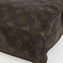 LOUIS VUITTON Monogram Sac Plat Hand Bag M51140 LV Auth 143478-15
