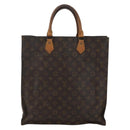 LOUIS VUITTON Monogram Sac Plat Hand Bag M51140 LV Auth 143478-13