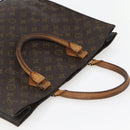 LOUIS VUITTON Monogram Sac Plat Hand Bag M51140 LV Auth 143478-6