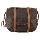LOUIS VUITTON Monogram Saumur 43 Shoulder Bag M42252 LV Auth 143480-13