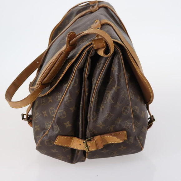 LOUIS VUITTON Monogram Saumur 43 Shoulder Bag M42252 LV Auth 143480