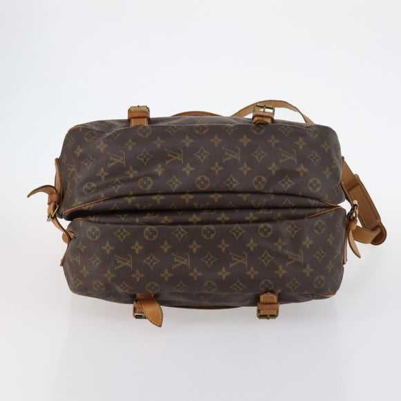 LOUIS VUITTON Monogram Saumur 43 Shoulder Bag M42252 LV Auth 143480