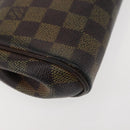 LOUIS VUITTON Damier Ebene Eva Shoulder Bag 2way N55213 LV Auth 143483-16