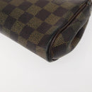 LOUIS VUITTON Damier Ebene Eva Shoulder Bag 2way N55213 LV Auth 143483-17