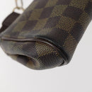 LOUIS VUITTON Damier Ebene Eva Shoulder Bag 2way N55213 LV Auth 143483-18
