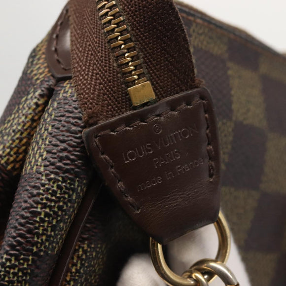 LOUIS VUITTON Damier Ebene Eva Shoulder Bag 2way N55213 LV Auth 143483