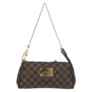 LOUIS VUITTON Damier Ebene Eva Shoulder Bag 2way N55213 LV Auth 143483-13