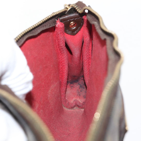 LOUIS VUITTON Damier Ebene Eva Shoulder Bag 2way N55213 LV Auth 143483