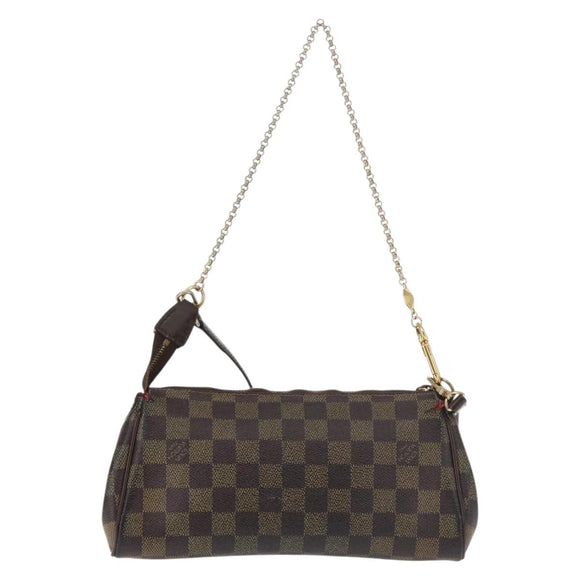 LOUIS VUITTON Damier Ebene Eva Shoulder Bag 2way N55213 LV Auth 143483