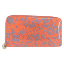LOUIS VUITTON Sweet Monogram Zippy Wallet Long Wallet Orange M90124 Auth 143485-1
