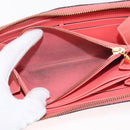 LOUIS VUITTON Sweet Monogram Zippy Wallet Long Wallet Orange M90124 Auth 143485-11